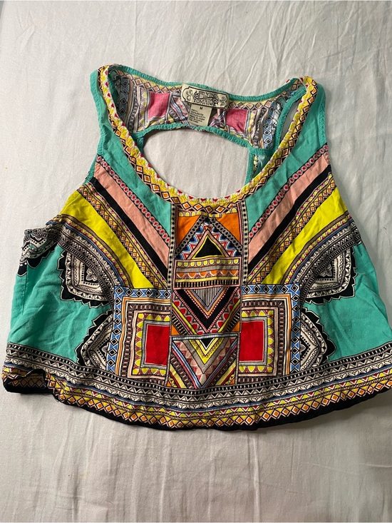 Flying Tomato Tops - Flying tomato boho Geometric Festival Tank